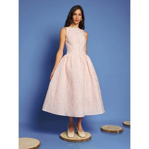 DREAM Jacquard中长连衣裙