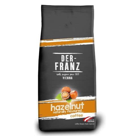 Der-Franz Hazelnut Arabica & Robusta Coffee Beans 1000g