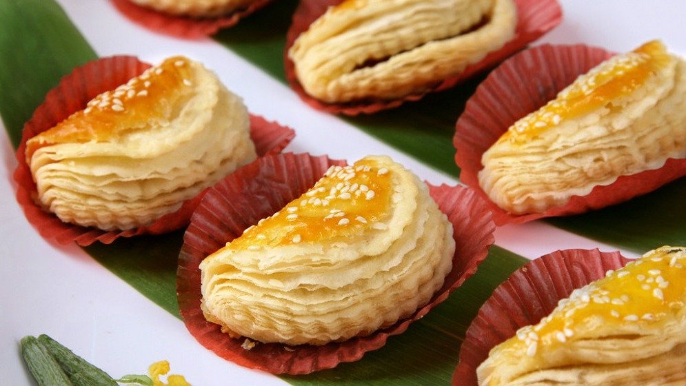 超级懒人快速版甜点：芒果酥+榴莲酥