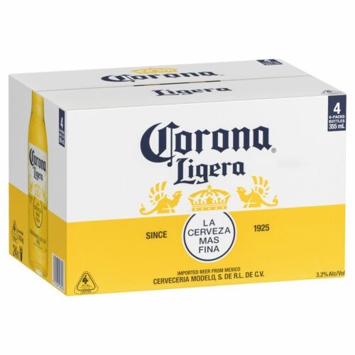 Ligera Beer 24 x 355mL Bottles