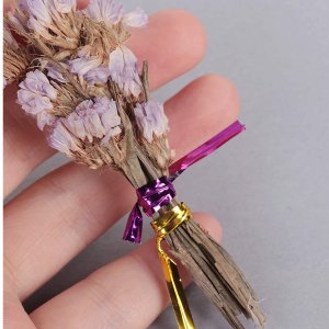 Amiff 紫色麻花领带 bulingbuling闪哟 DIY手工 增色小帮手