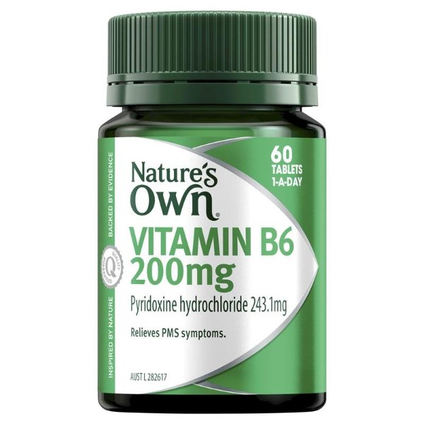 Vitamin B6 - 60 Tablets