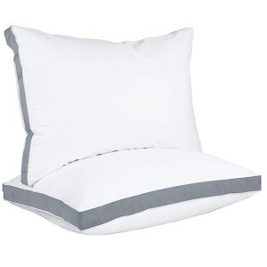💥史低价💥：Utopia Bedding 枕头2件套 棉混纺