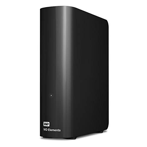 Western Digital 8TB Elements Desktop Hard Drive, WDBBKG0080HBK-AESN, Black