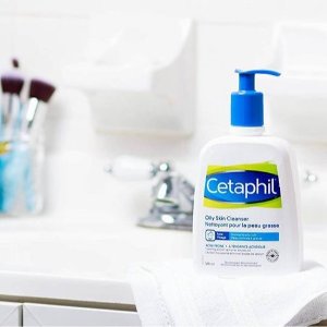 Cetaphil 油性/敏肌皮肤温和洁面乳500ml 可去除99%彩妆