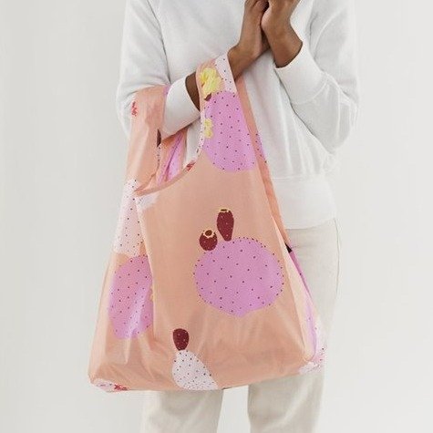 粉色仙人掌购物袋