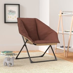 Amazon Basics 沙发椅 可折叠收纳 舒适软垫 阳台晒太阳必备