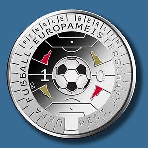 德国发行11欧硬币？2024欧洲杯限定版纪念币
