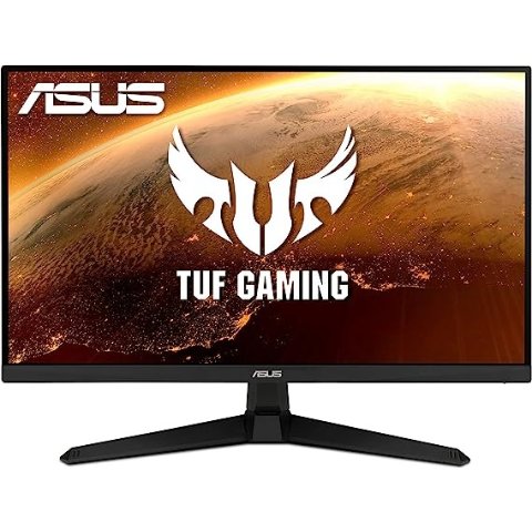 TUF Gaming 27寸 1080P 游戏显示器 (VG277Q1A) - Full HD, 165Hz (Supports 144Hz), 1ms, 极低运动模糊、FreeSync Premium、阴影增强、护眼、HDMI、DisplayPort、倾斜可调