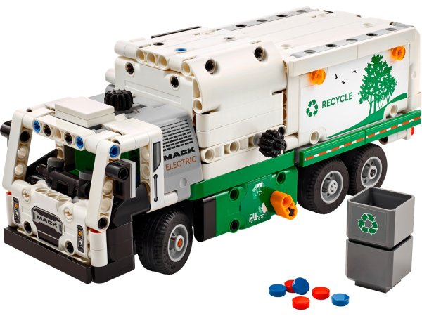 Lego机械组 Mack LR Electric 垃圾车 42167