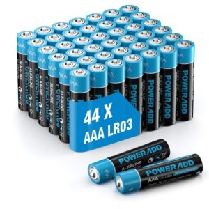 AAA碱性电池 1.5V 使用寿命长达10年 44个装家用必囤