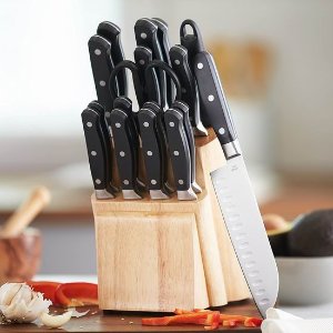 限今天：AmazonBasics 高级厨房刀具18件套