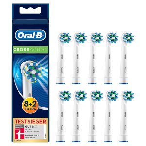 Oral-B CrossAction 电动牙刷替换刷头 10个装 6.8折特价