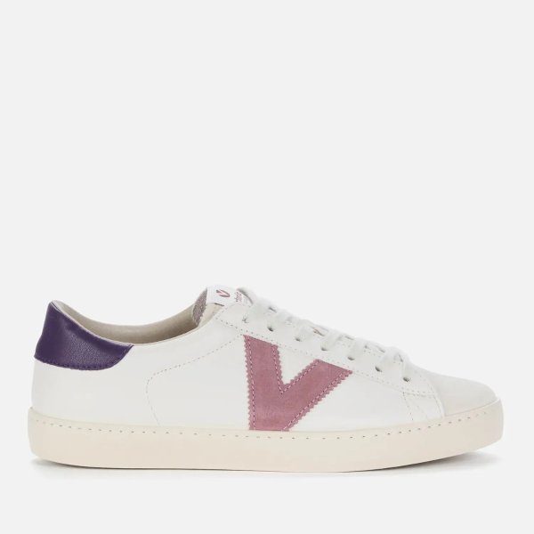 小白鞋 粉紫色