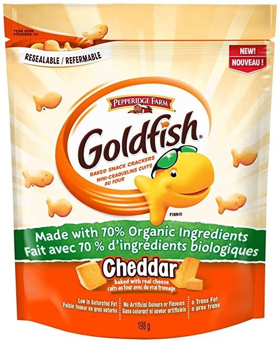 Goldfish 70% 有机芝士饼干 198g