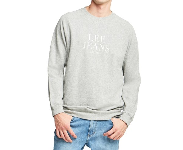 Men's RaglanCrew Jumper - Grey Marle