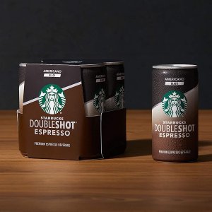 星巴克 DoubleShot Espresso 罐装浓缩咖啡 累了困了来一罐