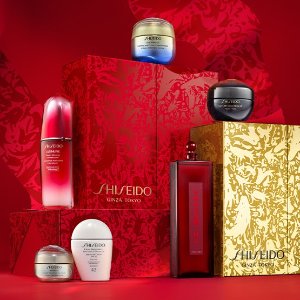 Shiseido 资生堂 套装热卖 收樱花亮白面霜 精华 温和提亮肌肤