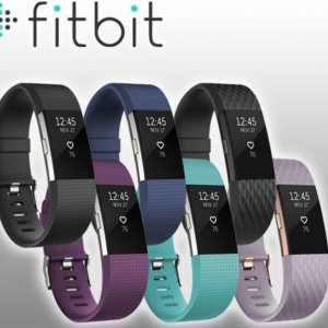 Fitbit Charge 2 心率检测多功能运动手环 (多色)