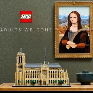 嘘~ 比官网更早入手的秘籍刚刚官宣的今年 LEGO 两款王炸新品 - 蒙娜丽莎、巴黎圣母院
