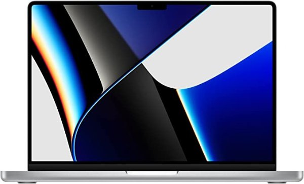 2021 Apple MacBook Pro (14" M1 Pro chip-8-core CPU/14‑core GPU, 16GB, 512GB) 银色 英文键盘