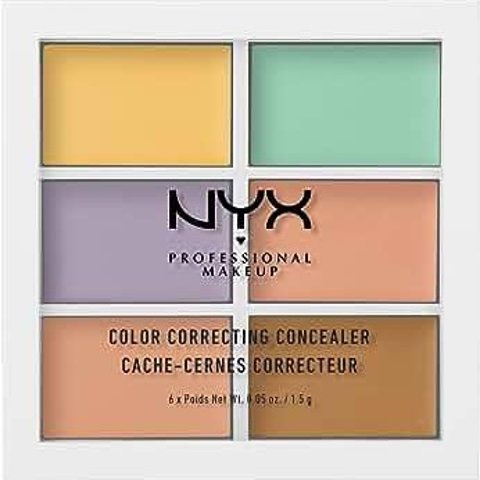 $10.59(SHOPPERS$18.49)NYX 6色遮瑕盘 拯救泛红 黑眼圈 改善肤色不均