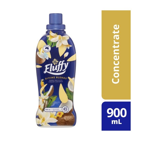 Buy Fluffy 柔顺剂 Vanilla & Creamy Coconut 900mL