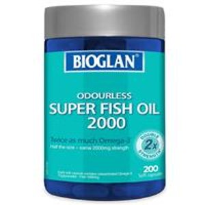 Bioglan 无味超级鱼油胶囊 200粒 2000mg