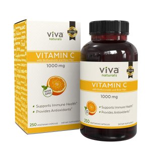 史低价：Viva Naturals 维C胶囊 250粒 美容抗氧化 提高免疫力