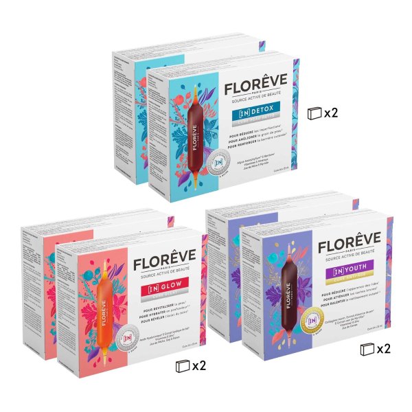 Floreve 红+蓝+紫 3月套组