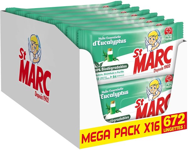 St Marc 抗菌消毒湿巾