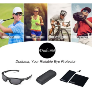 Duduma 偏光时尚运动太阳眼镜 - 多色可选