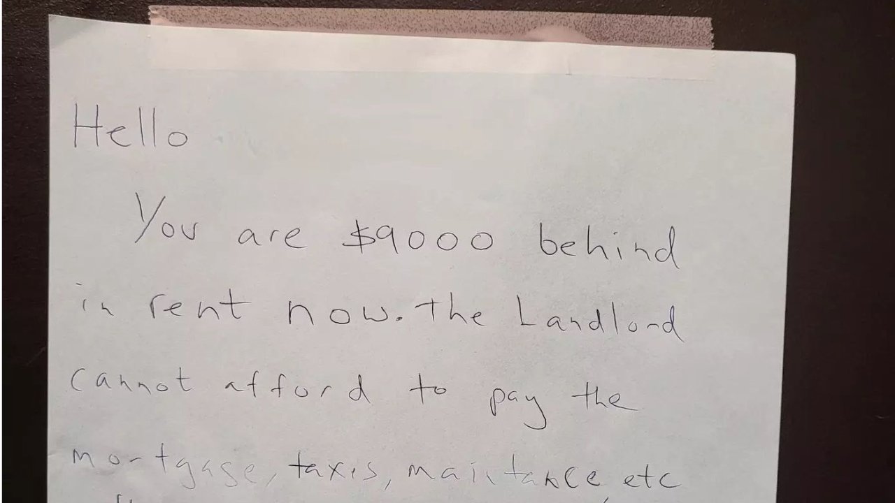 卑微房东！多伦多租客收到房东手写信，恳求支付拖欠的$9000房租，不然就要破产了！