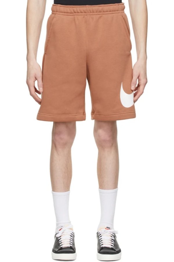 棕色 Sportswear Club 短裤