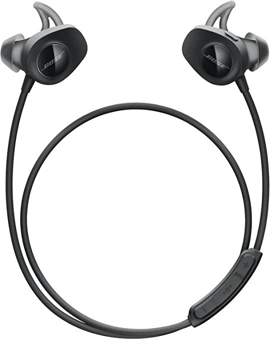 SoundSport, Wireless Earbuds, (Sweatproof Bluetooth Headphones for Running and Sports), Black