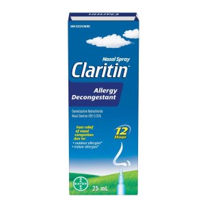 Claritin 快速缓解鼻塞 抗过敏鼻喷雾 25ml 副作用小不犯困