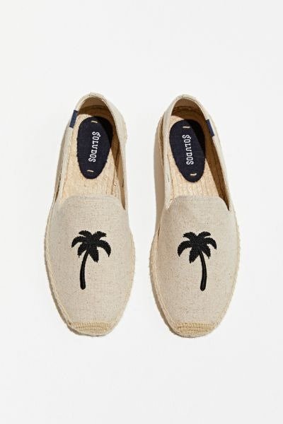 椰子树草编鞋