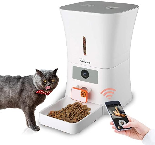 宠物摄像机+自动喂食 猫猫用
