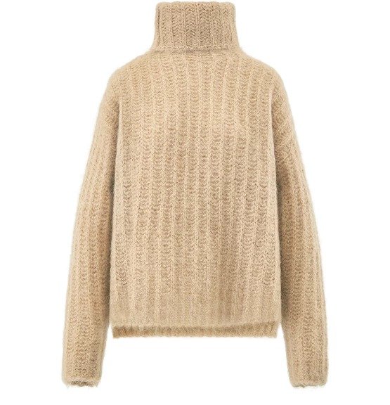 Wool high neck sweater