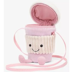 Jellycat 包包 - 限定粉色咖啡杯包突发补货！熊熊包、腊肠包在线