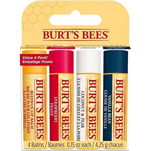 Burt's Bees润唇膏4支