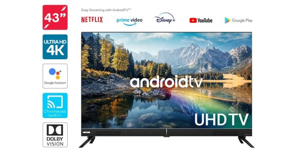 43" 4K UHD HDR LED Smart TV Android TV™ (Signature Series, XT9310) | LED Televisions |