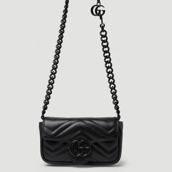 GG Marmont 2.0 Belt Bag in Black