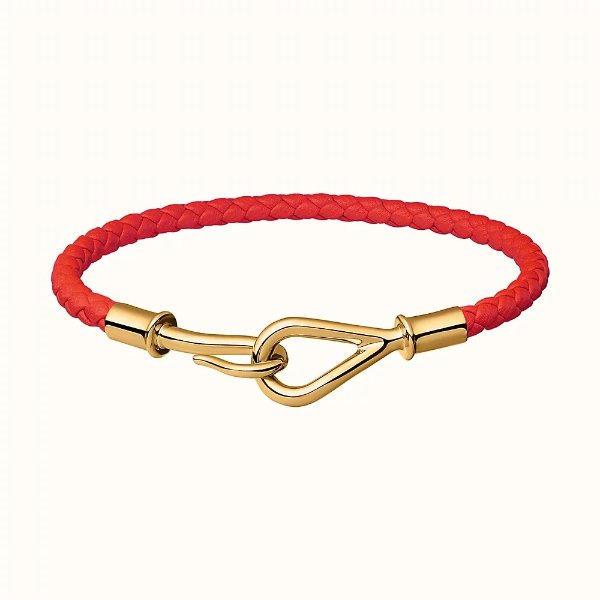 红色皮绳手链