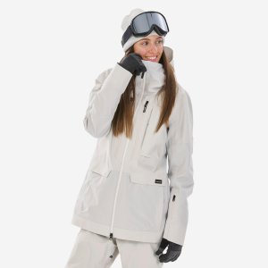 女式三合一滑雪夹克 – SNB 900 Beige