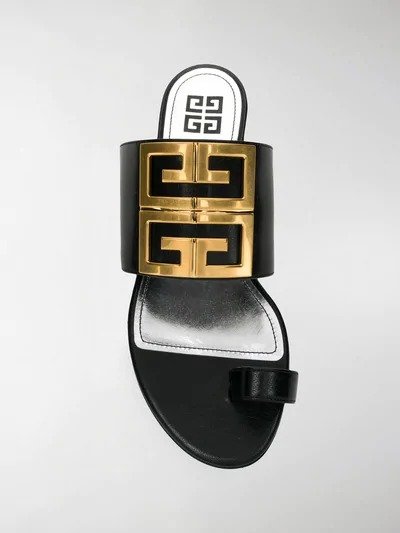 black 4G logo 平底鞋