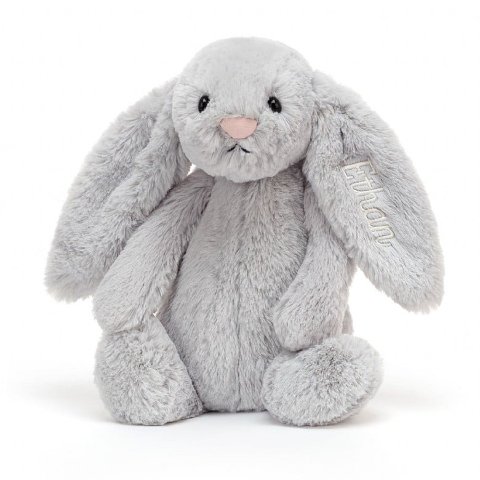 Personalised Bashful 灰色兔子