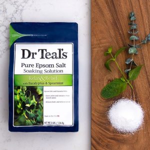 Dr Teal's 桉树留兰香泡沫浴 1.36kg 含精油混合物 放松肌肉