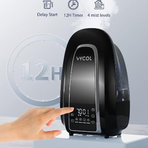 史低价：Vycol 5.6升大容量 智能静音加湿器 实时湿度监测