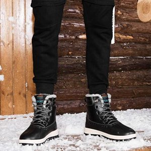 新年礼物：TodaySunny 男士防水防滑雪靴 毛绒内衬系带设计